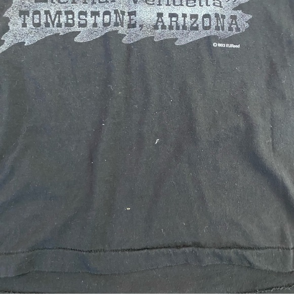 Vintage 1993 Tombstone Arizona Boothill Graveyard Shirt Size Medium - Picture 2 of 9